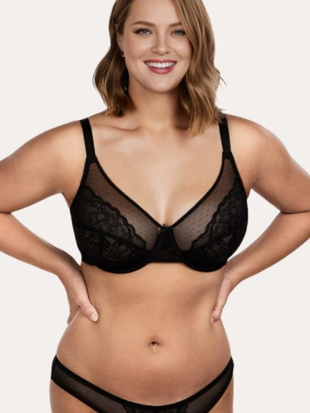 NWT Hilaine Black Minimizer Bra-Enchant